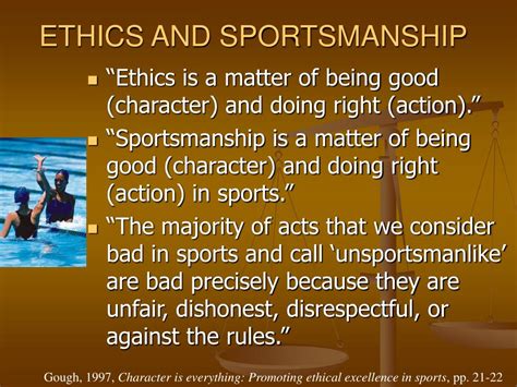 Sportsmanship and sports ethics - 17 thg 10, 2022 ... Fairness, Integrity, Responsibility & Respect in your Sports Environment ... As has been mentioned throughout, the consistent ethical conduct in ...